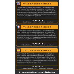 SW Légion: Speederbikers 74-Z (x2) (Reissue)