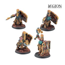 Warcrow: Mounthaven Hearthguards (x4 Figurines)