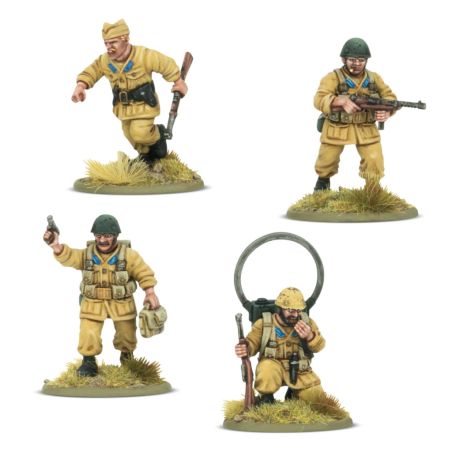 Bolt Action: Italian - Paracadutisti HQ (x4)