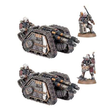 Solar Auxilia: Batterie de Rapier de Tir Direct (x4 Figurines)