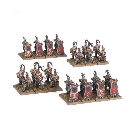Grand Cathay: Fusiliers Grêle de Fer & Équipes de Canon Grue (x20 Figurines)