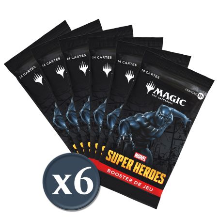 Marvel Super Heroes: Pack de 6 Boosters de Jeu