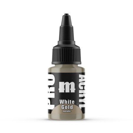 Monument-Hobbies-Pro-Acryl-White-Gold-22ml