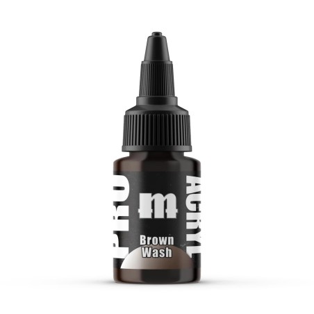 Monument-Hobbies-Pro-Acryl-Brown-Wash-22ml