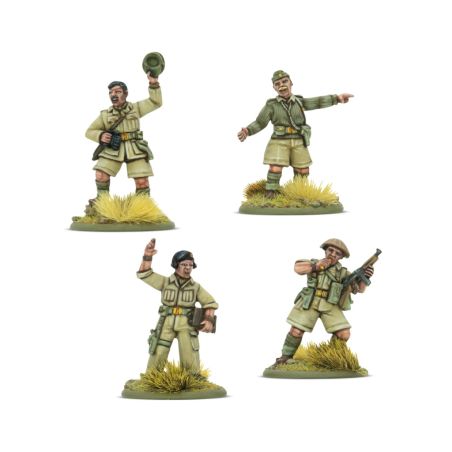 Bolt Action: British 8th Army Platoon Commanders