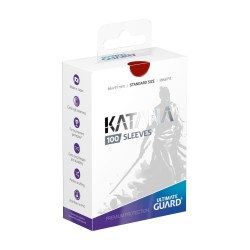 Pochettes-100-Proteges-Cartes-Katana-Rouge