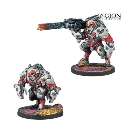 Combined-Army-Spartroids-Ranters-Puzzlers-x2-Figurines