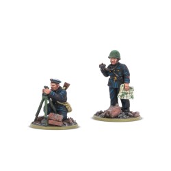 Bolt Action: Soviet Naval Brigade Forward Observer Team (x2 Figurines)