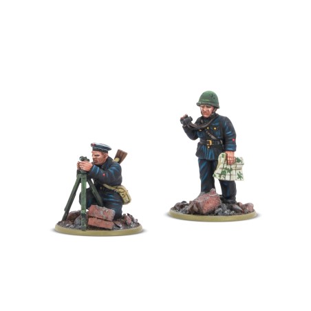 Bolt Action: Soviet Naval Brigade Forward Observer Team (x2 Figurines)