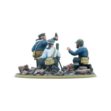 Bolt Action: Soviet Naval Brigade Medium Mortar Team