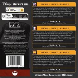 SW Légion: Spécialistes Rebelles (x4 Figurines)
