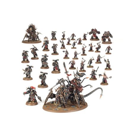 Chaos Space Marines: Bataillon, Bande de Guerre (x34 Figurines)