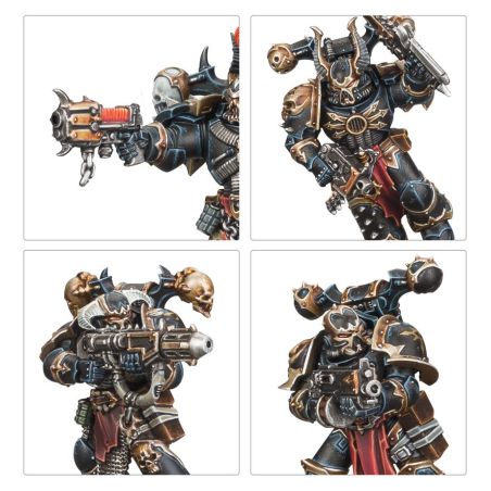Chaos Space Marines: Bataillon, Bande de Guerre (x34 Figurines)