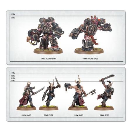 Chaos Space Marines: Bataillon, Bande de Guerre (x34 Figurines)