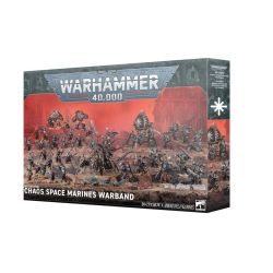 Chaos Space Marines: Bataillon, Bande de Guerre (x34 Figurines)