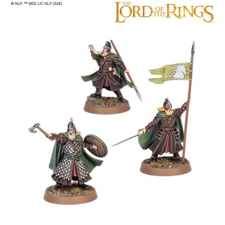 Lord of The Rings: Khazad-Dûm Dwarven Commanders (x3 Figurines)