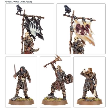 Lord of The Rings: Hill Tribesmen Commanders (x3 Figurines)