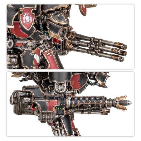 Legio Imperialis:Warlord Titan with Volkite Destructor and Macro-gatling Blaster