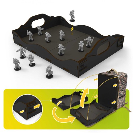 Accessoire-Plateau-de-Tournoi-Pliable-pour-Sac-a-Dos-de-Transport