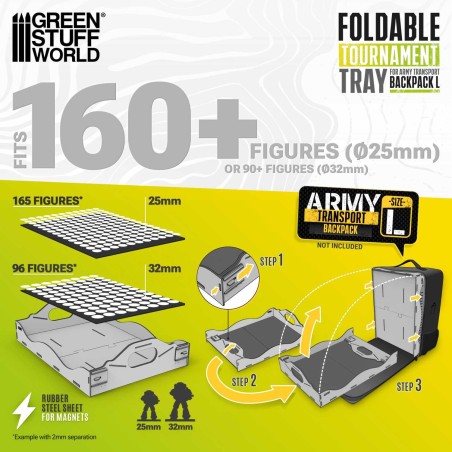 Accessoire-Plateau-de-Tournoi-Pliable-pour-Sac-a-Dos-de-Transport