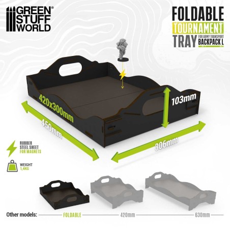 Accessoire-Plateau-de-Tournoi-Pliable-pour-Sac-a-Dos-de-Transport