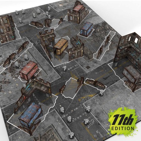 Accessoire-Gabarit-Ruine-Basiques-11e-Edition-pour-wh40k-Compatibles