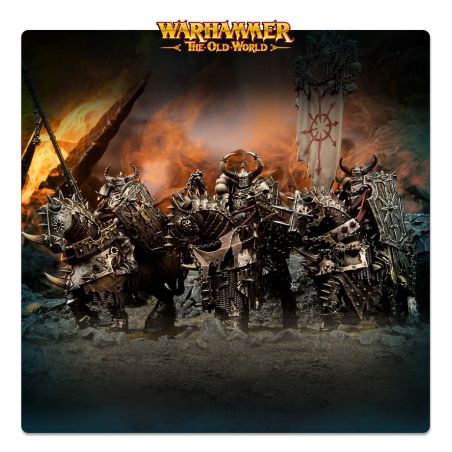 The Old World Guerriers du Chaos: Chevaliers du Chaos (x8 Figurines)