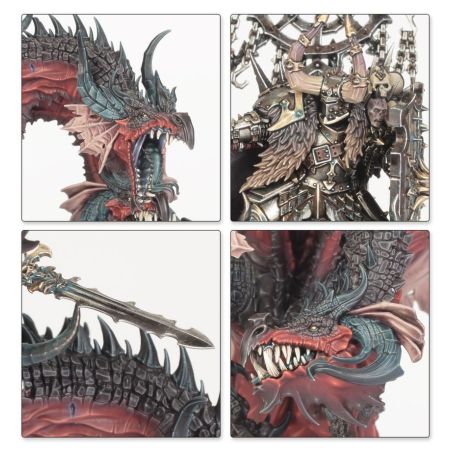 The Old World Guerriers du Chaos: Seigneur sur Dragon du Chaos (x2)