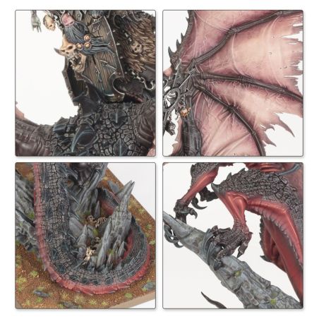 The Old World Guerriers du Chaos: Seigneur sur Dragon du Chaos (x2)