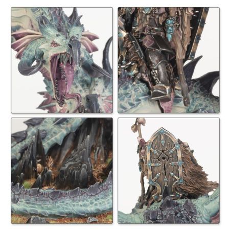 The Old World Guerriers du Chaos: Seigneur sur Dragon du Chaos (x2)