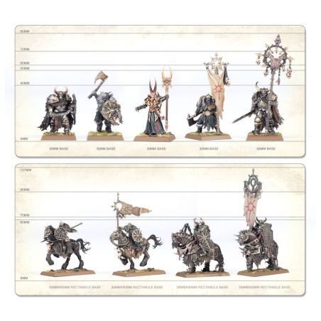 The Old World Guerriers du Chaos: Armées de Colonne de Bataille (x38 Figurines)