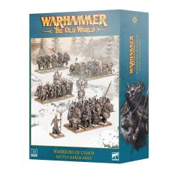 The Old World Guerriers du Chaos: Armées de Colonne de Bataille (x38 Figurines)
