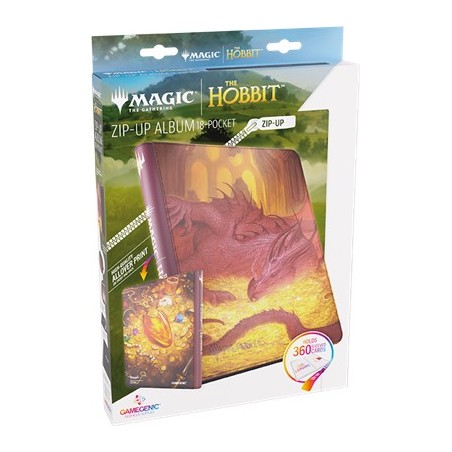 Portfolio-Hobbit-Zip-up-Album-18-Pocket-Smaug's Mox-18-Pocketpage