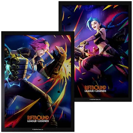 Riftbound: Vendetta Art Sleeves Vi vs Jynx (x100)