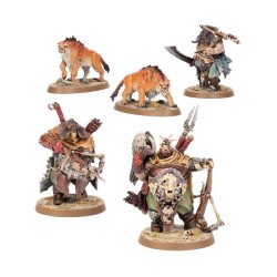 Ogor-Mawtribes-Chasseurs-avec-Dents-de-Sabre-x5-Figurines