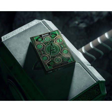Jeux-de-Societe-Avengers-Green-Playing-Cards