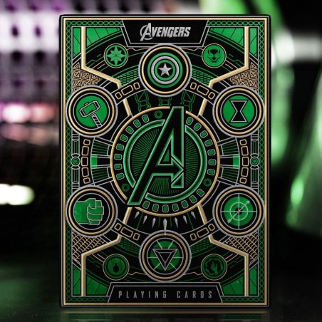 Jeux-de-Societe-Avengers-Green-Playing-Cards