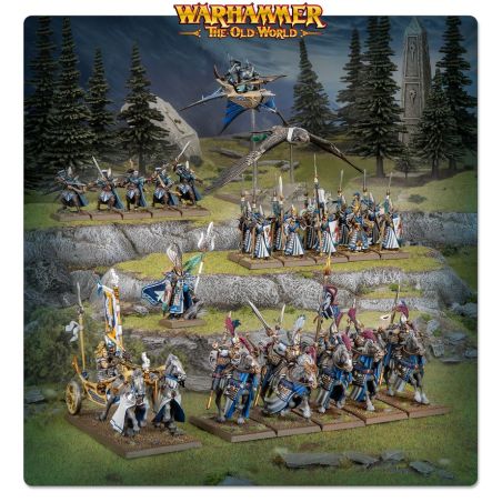 Hauts Elfes: Colonne de Bataille (x23 Figurines)