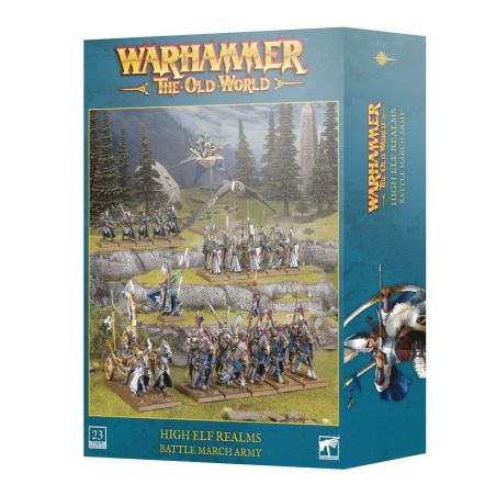 Hauts Elfes: Colonne de Bataille (x23 Figurines)