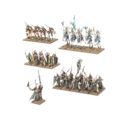 Elfes Sylvain: Colonne de Bataille (x28 Figurines)