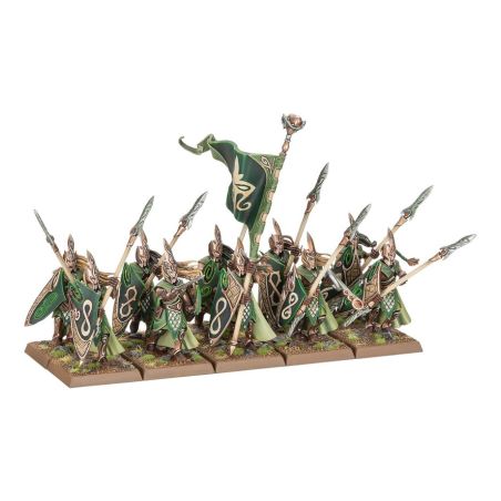 Elfes Sylvain: Colonne de Bataille (x28 Figurines)