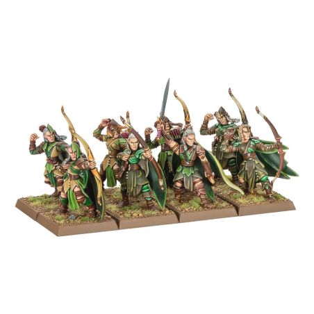 Elfes Sylvain: Colonne de Bataille (x28 Figurines)