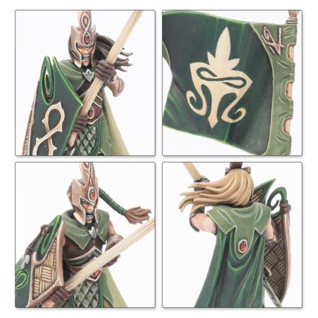 Elfes Sylvain: Colonne de Bataille (x28 Figurines)