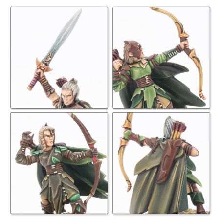 Elfes Sylvain: Colonne de Bataille (x28 Figurines)