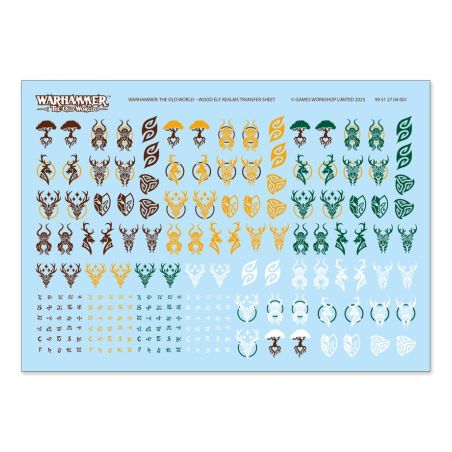 Elfes Sylvain: Colonne de Bataille (x28 Figurines)