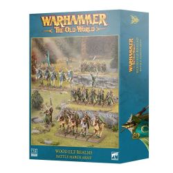 Elfes Sylvain: Colonne de Bataille (x28 Figurines)