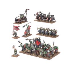 The Old World Orque: Colonne de Bataille (x29 Figurines)
