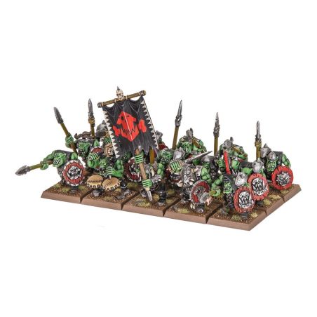 The Old World Orque: Colonne de Bataille (x29 Figurines)