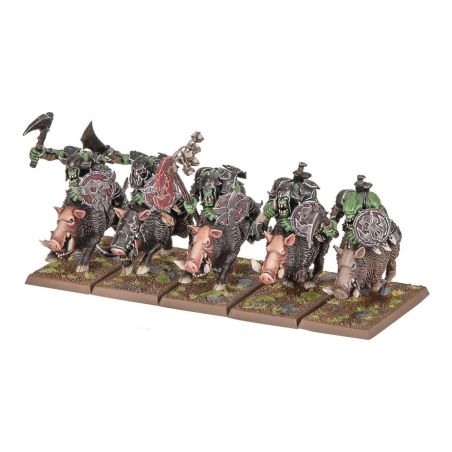 The Old World Orque: Colonne de Bataille (x29 Figurines)