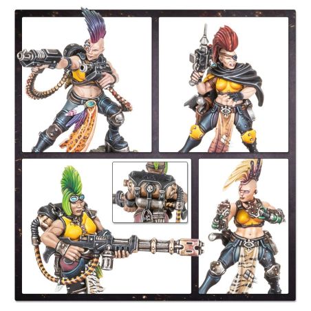 Necromunda: Escher Blades of the Matriarch (x8 Figurines)